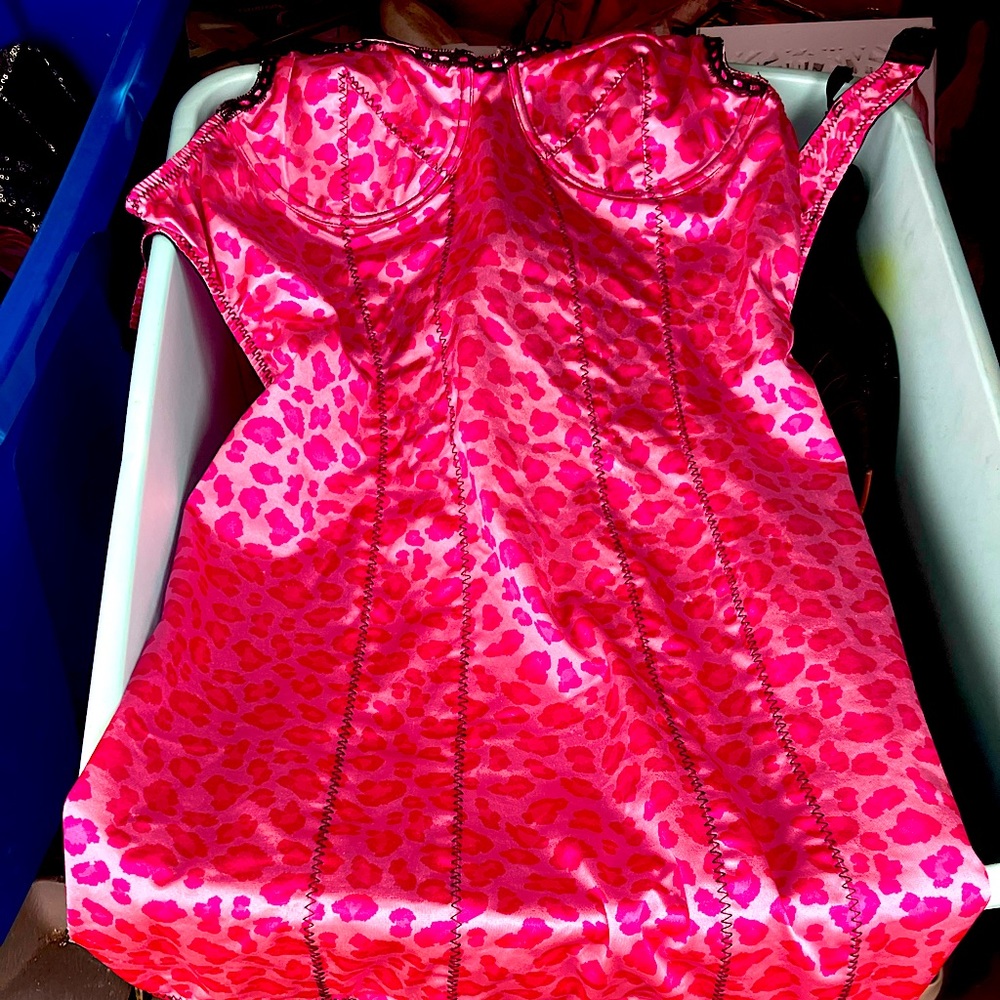 Doll kills pink panther costume